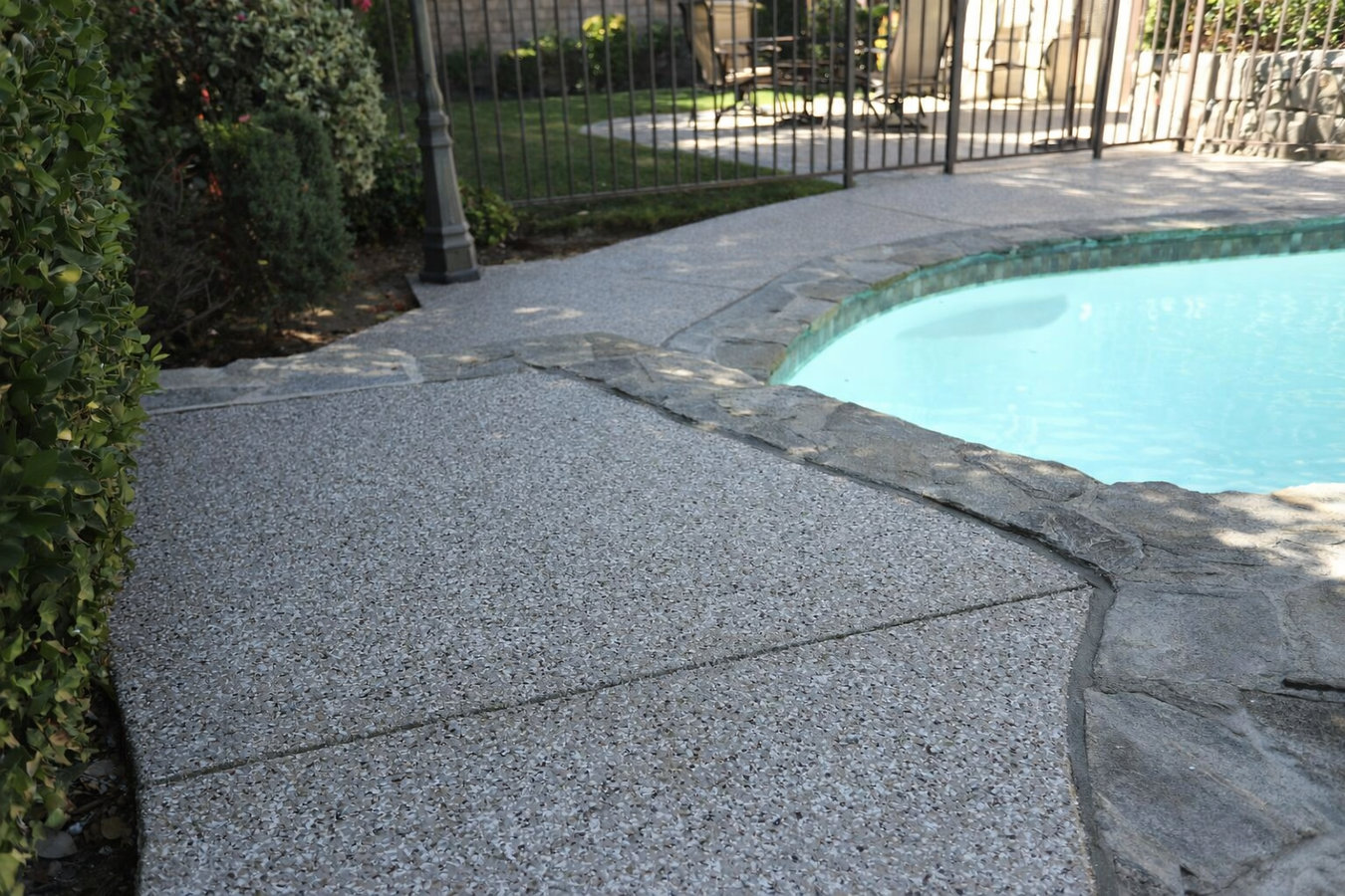 Concrete pool decks in Chino, CA